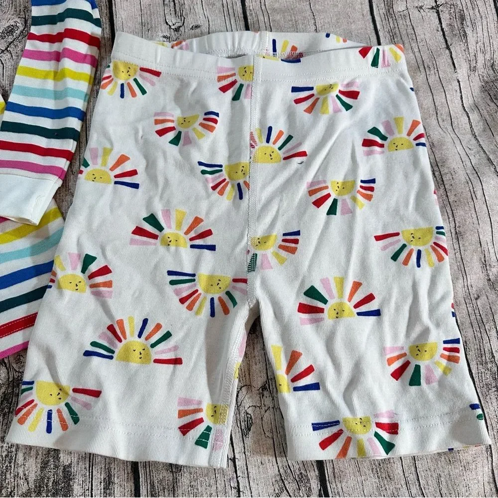 NWT Primary Organic PJ Top &EUC Hanna Andersson Organic Cotton PJ Shorts Size 10